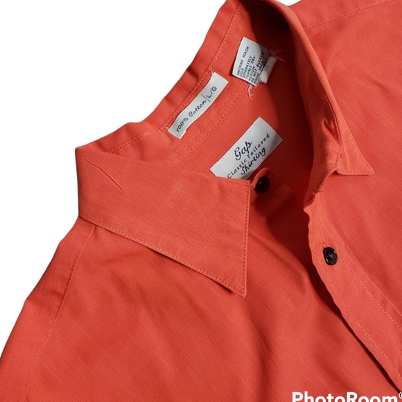 Gap Classic Tailored 100% Cotton Buttondown Shirt EUC Size Large - Picture 7 of 7